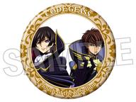 バッジ・ビンズ D.ルルーシュ・ランペルージ＆枢木スザク Animage ギラギラ缶バッジ 大 vol.2 「コードギアス 反逆のルルーシュ」