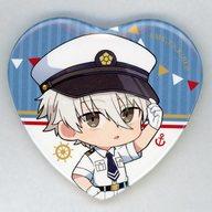 バッジ・ビンズ 凪誠士郎 「ブルーロック POP UP SHOP 東京アニメセンター in DNP PLAZA SHIBUYA 描き下ろしハート缶バッジ(マリンルック/ミニキャラ)」 รูปภาพ 1