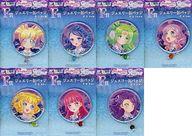バッジ・ピンズ 全7種セット ジュエリー缶バッジ 「WEBくじ プリティーオールフレンズ 第9弾『Crystal of Memoria』」 F賞