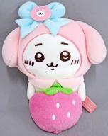 ぬいぐるみ ちいかわ(マイメロディ) デスクトップから見守るひっかけぬいぐるみ 「ちいかわ×サンリオキャラクターズ」 Bild 1