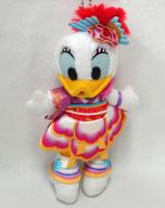 ぬいぐるみ デイジーダック(彩涼華舞) ぬいぐるみバッジ 「ディズニー夏祭り 2016」 東京ディズニーランド限定
