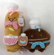 ぬいぐるみ まめマスター＆パン店長 てのりぬいぐるみセット すみっコぐらしコレクション ねこのきょうだいとおかし屋さんテーマ 「すみっコぐらし」 すみっコぐらしshop＆キデイランド限定 รูปภาพ 1