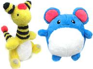 ぬいぐるみ 全2種セット ほっこりいやされ でっかいぬいぐるみ〜デンリュウ・マリル〜 「ポケットモンスター」 Bild 1