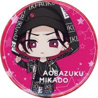 Station Idol Latch! Can Badge Aoba Kuwakuakajin Mini Character image 1
