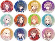 バッジ・ピンズ 全12種セット 「学園アイドルマスター×ROUND1 描き下ろし ボウリングシャツver. トレーディンググリッター缶バッジ」