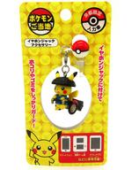 携帯サプライ ピカチュウ(人力車) ポケモンご当地イヤホンジャック 「ポケットモンスター」 京都限定 รูปภาพ 1