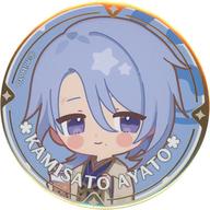 バッジ・ピンズ 神里綾人 「原神×SWEETS PARADISE -櫻舞万雷- ちびキャラ トレーディング缶バッジ」 รูปภาพ 1