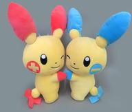 ぬいぐるみ 全2種セット ほぺぴた でっかいぬいぐるみ〜プラスル・マイナン〜 「ポケットモンスター」 Bild 1