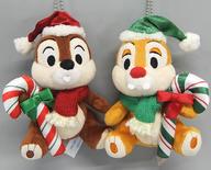 ぬいぐるみ チップ＆デール ぬいぐるみバッジセット 「ディズニー・クリスマス2022」 東京ディズニーリゾート限定 รูปภาพ 1