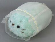ぬいぐるみ しろたん(水色) 花束シリーズぬいぐるみ 「しろたん」