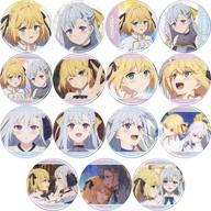 バッジ・ピンズ 全15種セット ホログラム缶バッジ 「くじメイト×DRAW!DRAW! 転生王女と天才令嬢の魔法革命 オンラインくじ」 G賞
