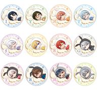 バッジ・ピンズ(キャラクター) 全12種セット 「アイドリッシュセブン ふぉーちゅん☆缶バッジ そいねっころんver.」 รูปภาพ 1