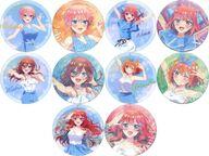 バッジ・ピンズ 全5種セット 缶バッジ2個セット 「きゃらっとくじ 五等分の花嫁＊ 〜Blue Summer Days〜」 E賞 รูปภาพ 1