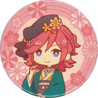 バッジ・ビンズ カナメ・バッカニア 「マクロスF/マクロスΔ in eeo POP-UP STORE マクロスΔ 缶バッジ 06.お正月ver.(レトロアートイラスト)」 gambar 1