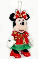 ぬいぐるみ ミニーマウス(ディズニー・サンタヴィレッジ・パレード) ぬいぐるみバッジ 「クリスマス・ファンタジー2014」 東京ディズニーランド限定 รูปภาพ 1