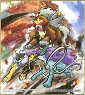 食玩 雑貨 13.ライコウ＆エンテイ＆スイクン 「ポケモン 色紙ART2」 รูปภาพ 1