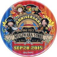 バッジ・ピンズ ルフィ＆エース＆サボ 麦わらストア3周年記念缶バッジ 「ワンピース」 麦わらストア限定 รูปภาพ 1