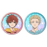 バッジ・ビンズ 宇佐美翔平＆紬凛太郎 オーロラ缶バッジ2個セット 「TVアニメ 薫る花は凛と咲く」 รูปภาพ 1