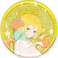 バッジ・ピンズ 巴マミ グリッター缶バッジ 「くじメイト 魔法少女まどか☆マギカ」 D-3賞
