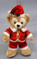 ぬいぐるみ ダッフィー(サンタ) ぬいぐるみバッジ 「ダッフィーのクリスマス2016」 東京ディズニーシー限定 Bild 1