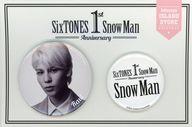 バッジ・ピンズ [台紙付き] ラウール(Snow Man) 缶バッジセット(2種) 「SixTONES Snow Man 1st Anniversary」 รูปภาพ 1