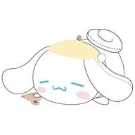 ぬいぐるみ シナモロール(おやすみ) ぽてコロマスコットMsize3(ぬいぐるみ) 「サンリオキャラクターズ」 이미지 1