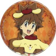 バッジ・ビンズ 沢田綱吉×ポムポムプリン(等身) ホログラム缶バッジ 「サンリオアニメストアくじ×eeoくじ 家庭教師ヒットマンREBORN!×サンリオキャラクターズ」 C賞