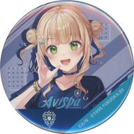 バッジ・ビンズ 鏑木ろこ(アビスパ福岡) 缶バッジ 「2024 J1 20クラブ×バーチャルYouTuber にじさんじ Cパターン」 E-21賞 รูปภาพ 1
