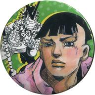 バッジ・ピンズ(キャラクター) 東方常秀 「ジョジョの奇妙な冒険 荒木飛呂彦原画展 ジョジョ展 in S市杜王町 2017 コレクション缶バッジ」 图片 1
