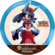 コースター ルカリオ クリアコースター 「ポケットモンスター Pokemon Cafe×Pokemon Cafe Mix」 ドリンク注文特典 第10弾 Bild 1