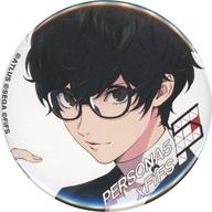 バッジ・ビンズ 【シークレット3】 主人公(ペルソナ5/メガネ) 「ペルソナ3/4/5×FiFS トレーディング缶バッジ White Ver.」 รูปภาพ 1