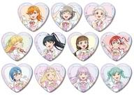 バッジ・ビンズ 全11種セット 「ラブライブ!スーパースター!! POP UP SHOP in マルイ 描き下ろし MIRACLE NEW STORYver. トレーディングハート型缶バッジ」 Bild 1