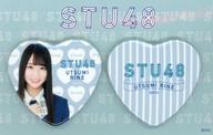 バッジ・ピンズ 内海里音 ハート缶バッジ2個セット STU48オフィシャルオンラインショップ受注限定 이미지 1