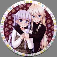 バッジ・ピンズ 涼風青葉＆八神コウ(後期描き下ろしイラスト) 缶バッジ 「NEW GAME!展」 缶バッジくじあたり景品