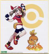 紙製品 ハルカ＆アチャモ ありがひとし氏イラスト色紙 「ポケットモンスター ルビー・サファイア ARTFX J ハルカ with アチャモ 1/8 PVC製塗装済み完成品」 ポケモンセンター・コトブキヤショップ限定特典 hình ảnh 1