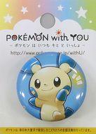 バッジ・ピンズ(キャラクター) マイナン MINUN with YOU 缶バッジ いつも おうえん ありがとう 「ポケットモンスター」 ポケモンセンター限定 hình ảnh 1
