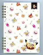 ノート・メモ帳 ピカチュウ＆イーブイ B6リングノート Pokemon Cafe ＆ Pikachu Sweets 「ポケットモンスター」 ポケモンセンター限定 hình ảnh 1