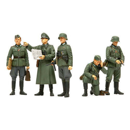 TAMIYA タミヤ 1/35 ミリタリーミニチュアシリーズ　ドイツ野戦指揮官セット【35298】 プラモデル
