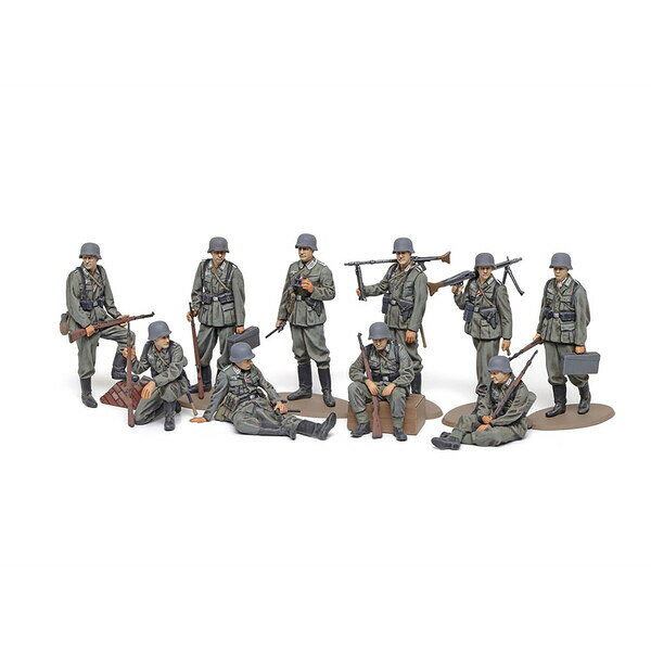 TAMIYA タミヤ 1/48 WWII ドイツ歩兵セット【32602】 プラモデル