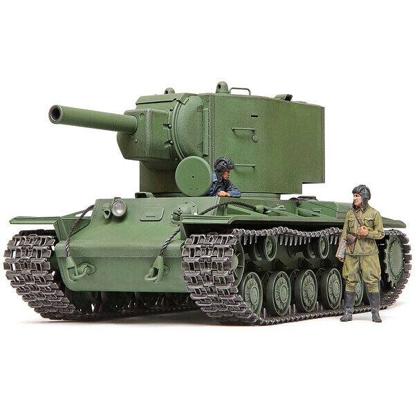TAMIYA タミヤ 1/35 ソビエト重戦車 KV-2【35375】 プラモデル gambar 1