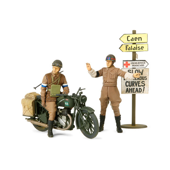 TAMIYA タミヤ 1/35MM イギリス軍用オートバイ BSA M20 MPセット【35316】 プラモデル