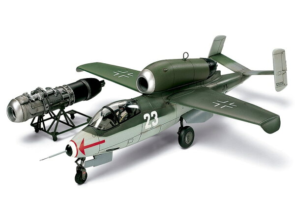 TAMIYA 1/48 Masterwork Aircraft Series Heinkel He162 A-2 Salamander Plastic Model 61097 image 1