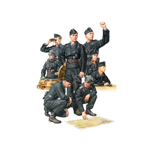 TAMIYA 1/35 밀리터리 미니어처 시리즈 No.354 독일 국방군 전차병 세트 [35354] 플라모델 이미지 1