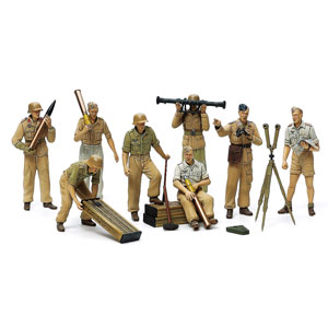 TAMIYA タミヤ 1/35 MM ドイツ アフリカ軍団 空軍砲兵セット【35343】 プラモデル