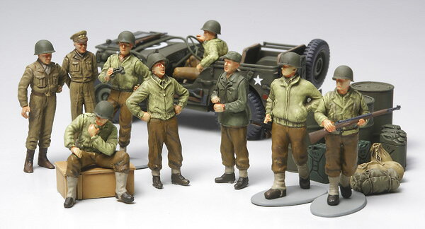 TAMIYA タミヤ 1/48 WWII アメリカ歩兵 前線休息セット【32552】 プラモデル