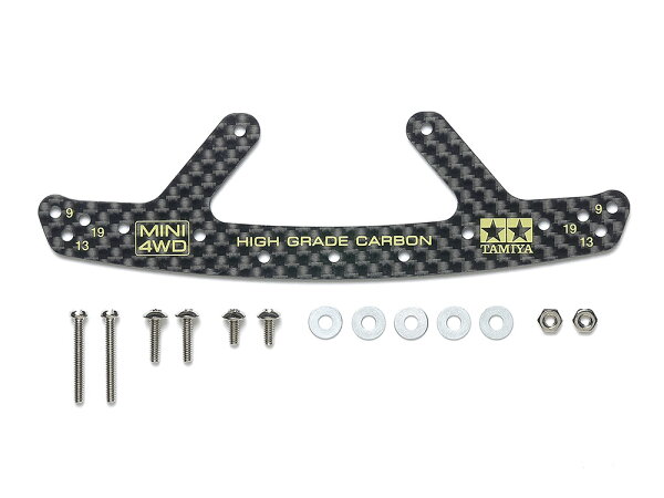 TAMIYA タミヤ HG カーボンフロントバンパープレート (1.5mm)【ミニ四駆特別企画】【95692】 ミニ四駆パーツ