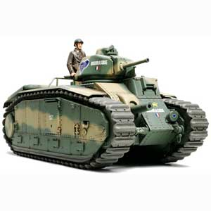 TAMIYA Tamiya 1/35 Military Miniatures Series French Tank B1 bis #35282 Plastic Model