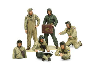 TAMIYA タミヤ 1/35MM アメリカ戦車兵セット（ヨーロッパ戦線）【35347】 プラモデル