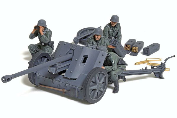 TAMIYA タミヤ 1/35 ミリタリーミニチュアシリーズ No.392 ドイツ 5cm対戦車砲 Pak38【35392】 プラモデル