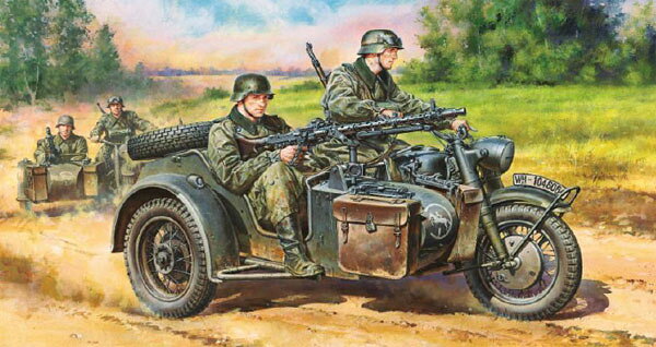 TAMIYA タミヤ 1/48 MM ドイツ軍用サイドカー【32578】 プラモデル 画像 1